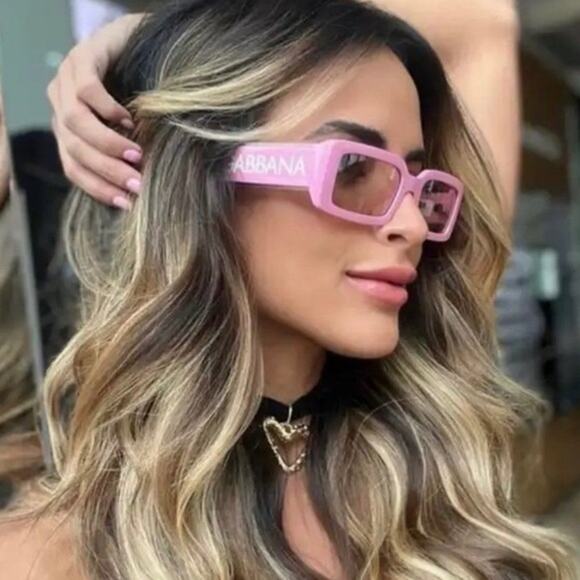 NEW Dolce Gabbana DG6187 Slim Pink Sunglasses - Picture 1 of 10